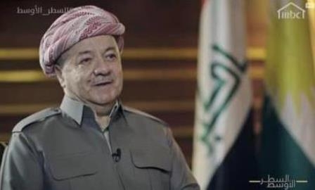 الرئيس البارزاني لـ MBC: لسنا طلاب حرب ولا نؤمن بحل المشاكل بالعنف